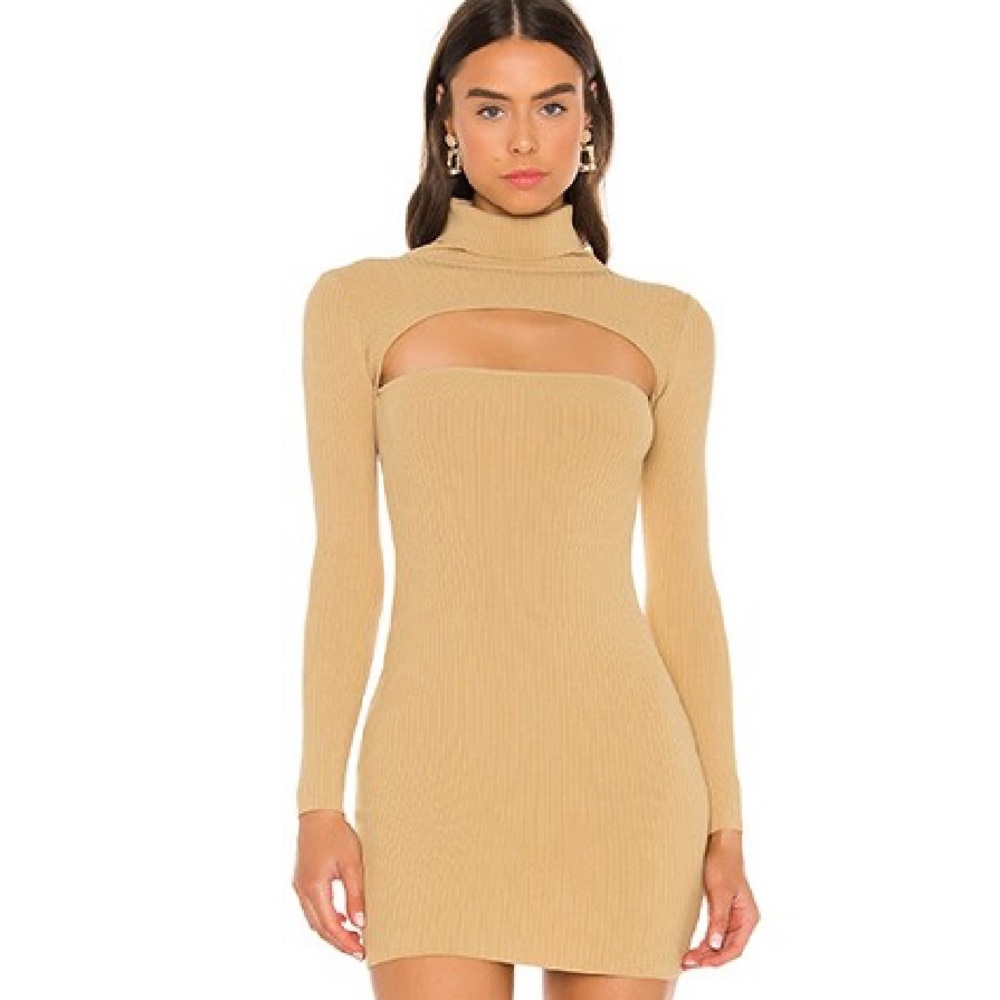 superdown Tan Mini Dress - Picture 2 of 3